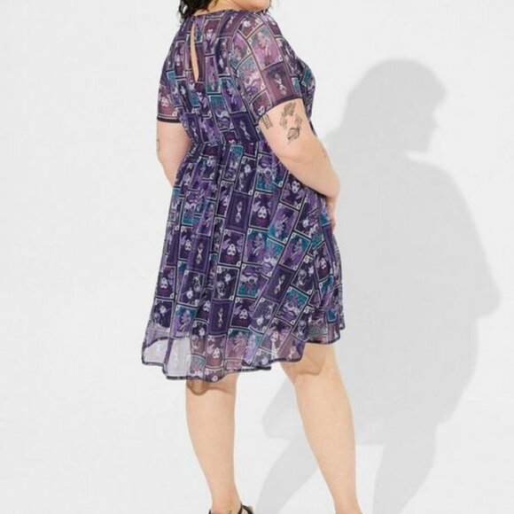 Retired!! Disney Villains Mini Mesh Skater Dress - Picture 4 of 6